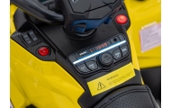 Elektrinis keturratis Can Am Outlander ATV, Yellow-Elektromobiliai vaikams, Keturračiai ir bagiai-e-vaikas