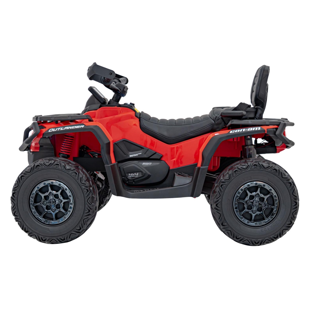 Elektrinis keturratis Can Am Outlander ATV, Red-Elektromobiliai vaikams, Keturračiai ir bagiai-e-vaikas