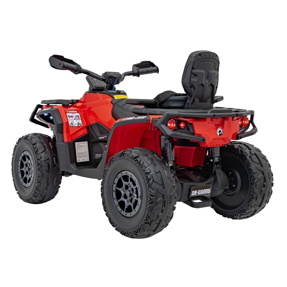 Elektrinis keturratis Can Am Outlander ATV, Red-Elektromobiliai vaikams, Keturračiai ir bagiai-e-vaikas