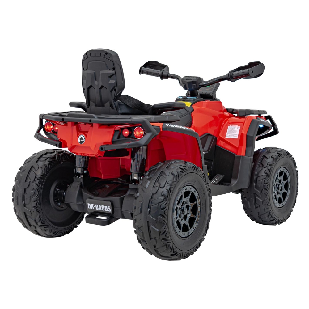 Elektrinis keturratis Can Am Outlander ATV, Red-Elektromobiliai vaikams, Keturračiai ir bagiai-e-vaikas