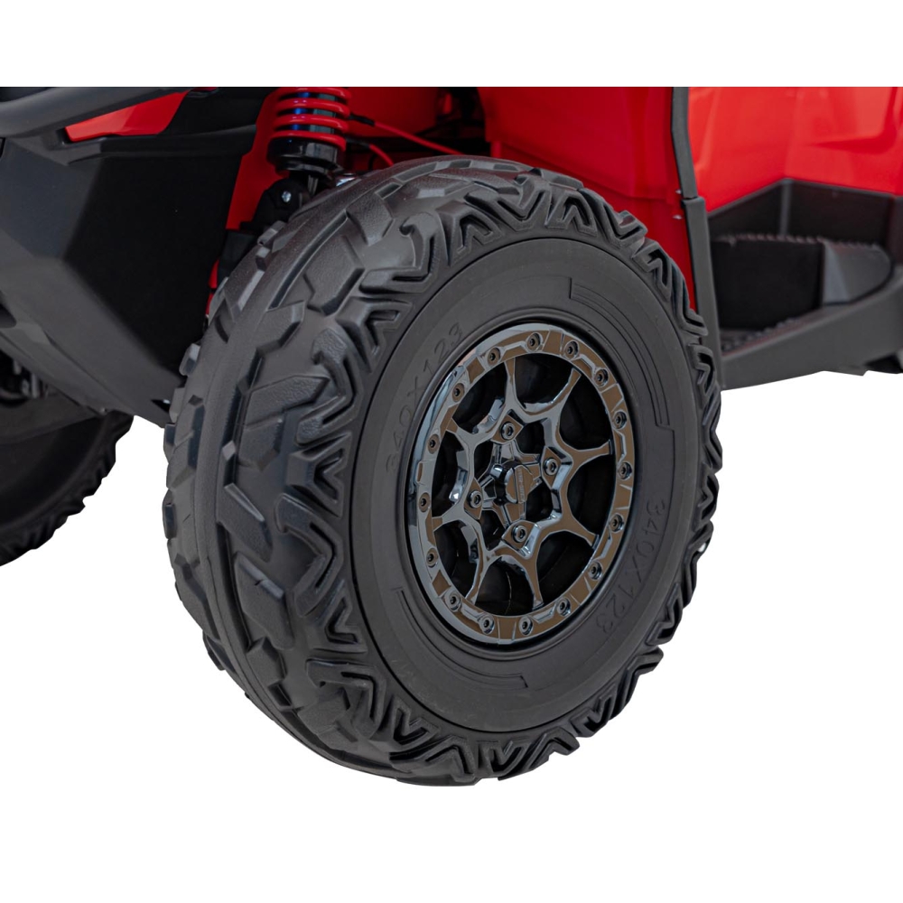 Elektrinis keturratis Can Am Outlander ATV, Red-Elektromobiliai vaikams, Keturračiai ir bagiai-e-vaikas