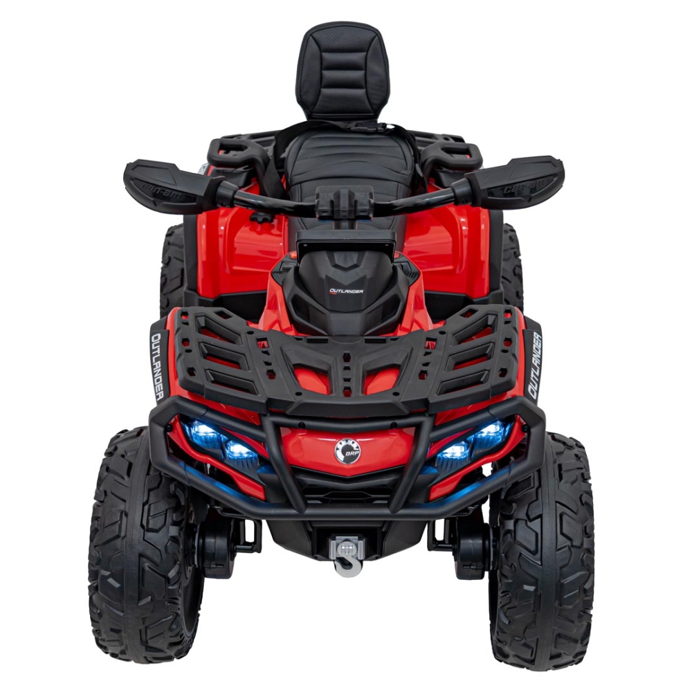 Elektrinis keturratis Can Am Outlander ATV, Red-Elektromobiliai vaikams, Keturračiai ir bagiai-e-vaikas