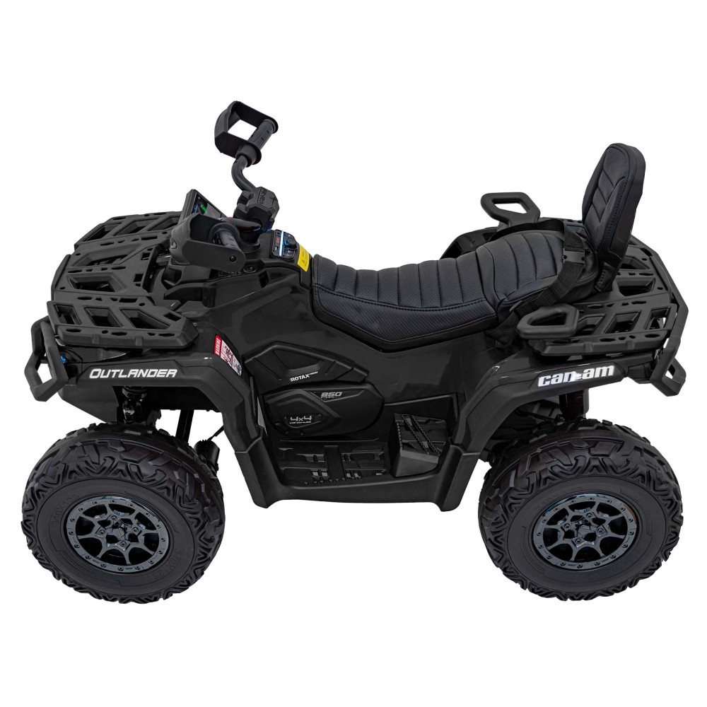 Elektrinis keturratis Can Am Outlander ATV nuotol., Black-Elektromobiliai vaikams, Keturračiai ir bagiai-e-vaikas