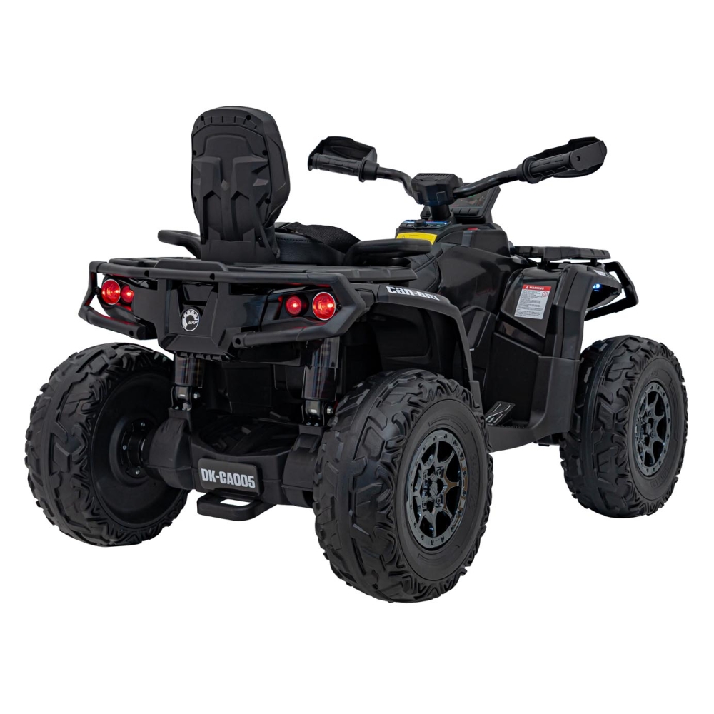 Elektrinis keturratis Can Am Outlander ATV nuotol., Black-Elektromobiliai vaikams, Keturračiai ir bagiai-e-vaikas