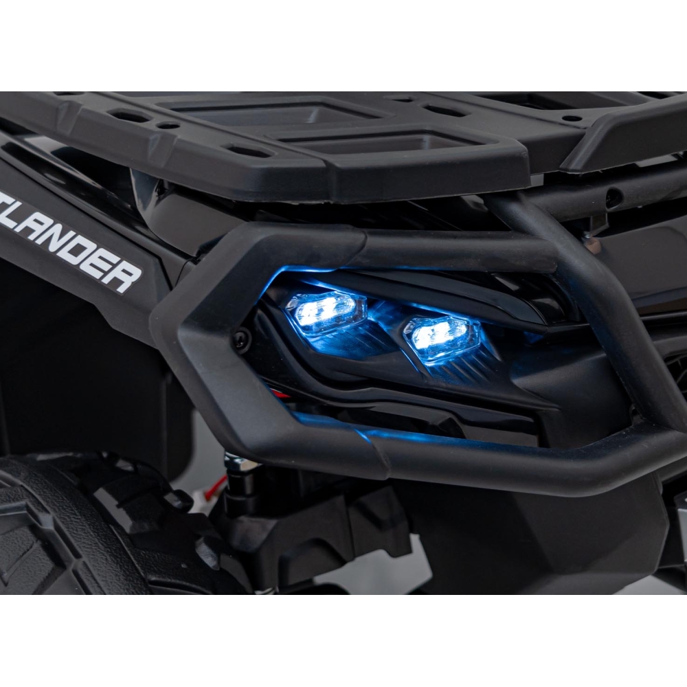 Elektrinis keturratis Can Am Outlander ATV nuotol., Black-Elektromobiliai vaikams, Keturračiai ir bagiai-e-vaikas
