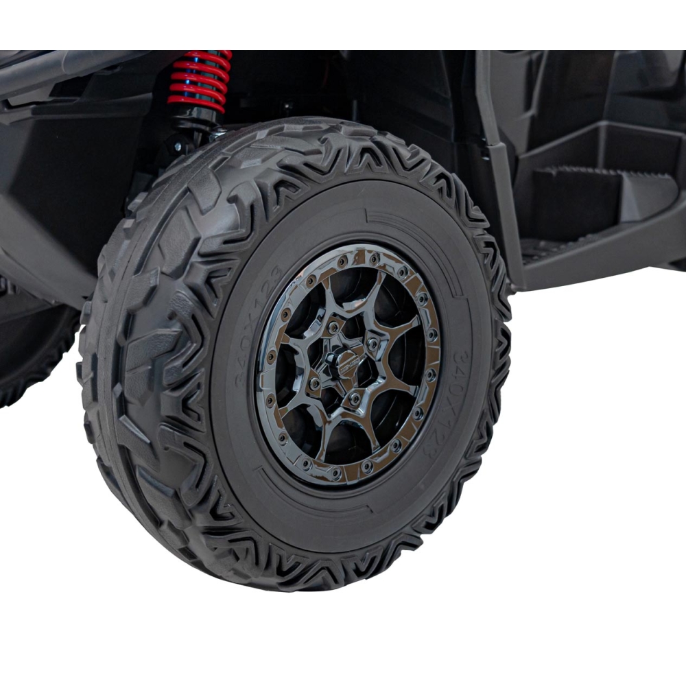 Elektrinis keturratis Can Am Outlander ATV nuotol., Black-Elektromobiliai vaikams, Keturračiai ir bagiai-e-vaikas