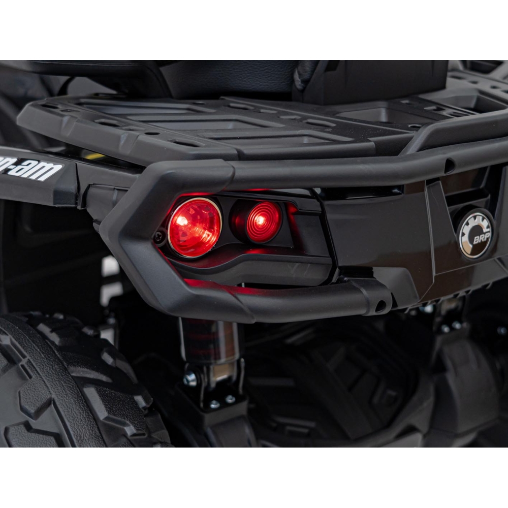 Elektrinis keturratis Can Am Outlander ATV nuotol., Black-Elektromobiliai vaikams, Keturračiai ir bagiai-e-vaikas