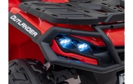 Elektrinis keturratis Can Am Outlander ATV nuotol., Red-Elektromobiliai vaikams, Keturračiai ir bagiai-e-vaikas