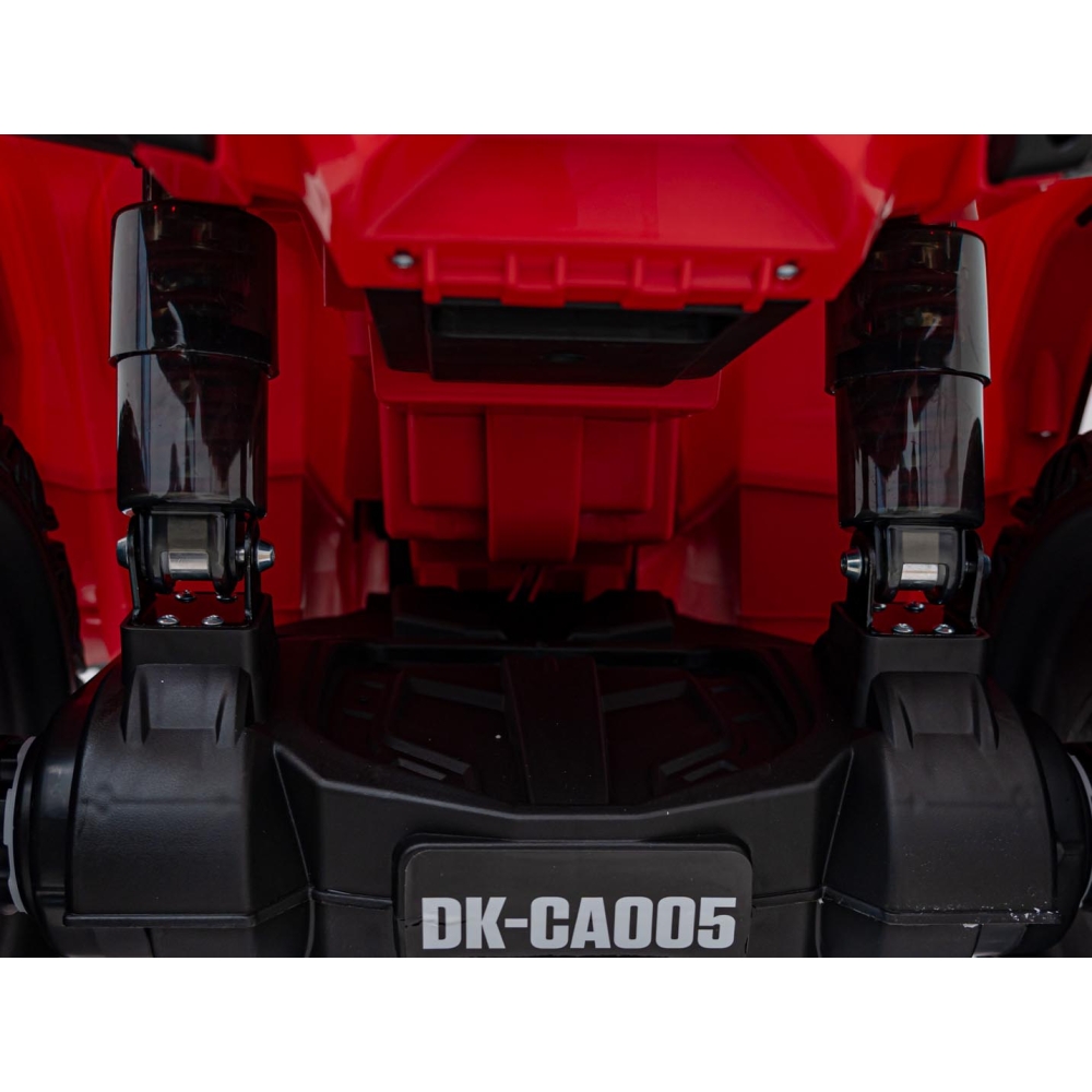 Quad Can Am Outlander ATV z Pilotem Czerwony