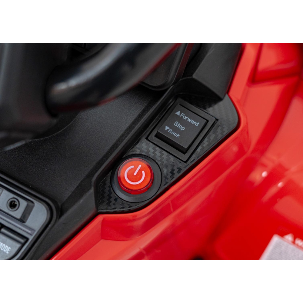Elektrinis keturratis Can Am Outlander ATV nuotol., Red-Elektromobiliai vaikams, Keturračiai ir bagiai-e-vaikas
