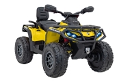 Quad Can Am Outlander ATV z Pilotem Żółty