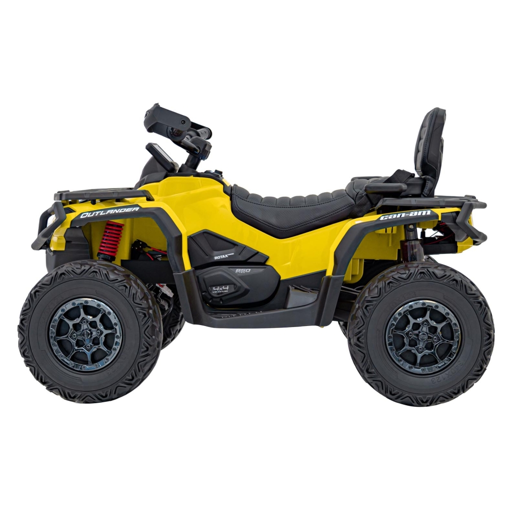 Elektrinis keturratis Can Am Outlander ATV nuotol., Yellow-Elektromobiliai vaikams, Keturračiai ir bagiai-e-vaikas