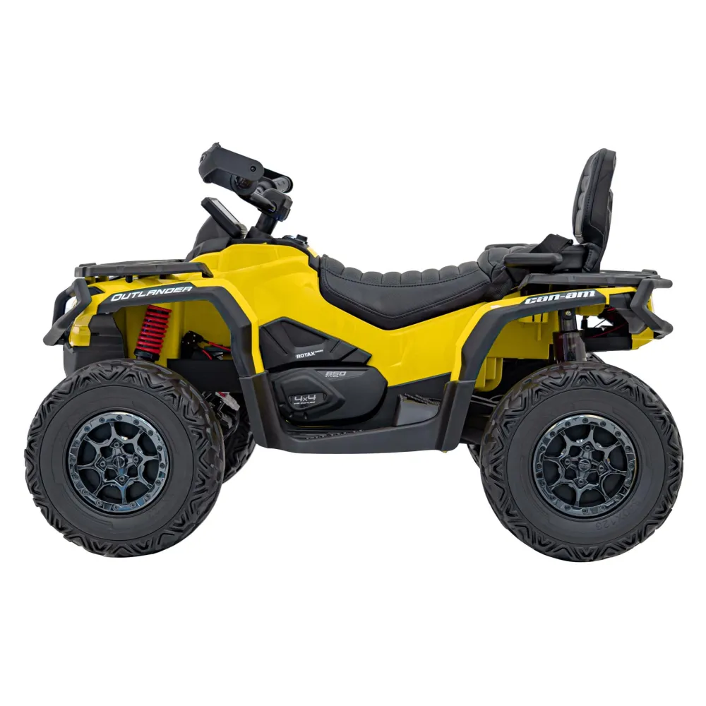 Elektrinis keturratis Can Am Outlander ATV nuotol., Yellow-Elektromobiliai vaikams, Keturračiai ir bagiai-e-vaikas