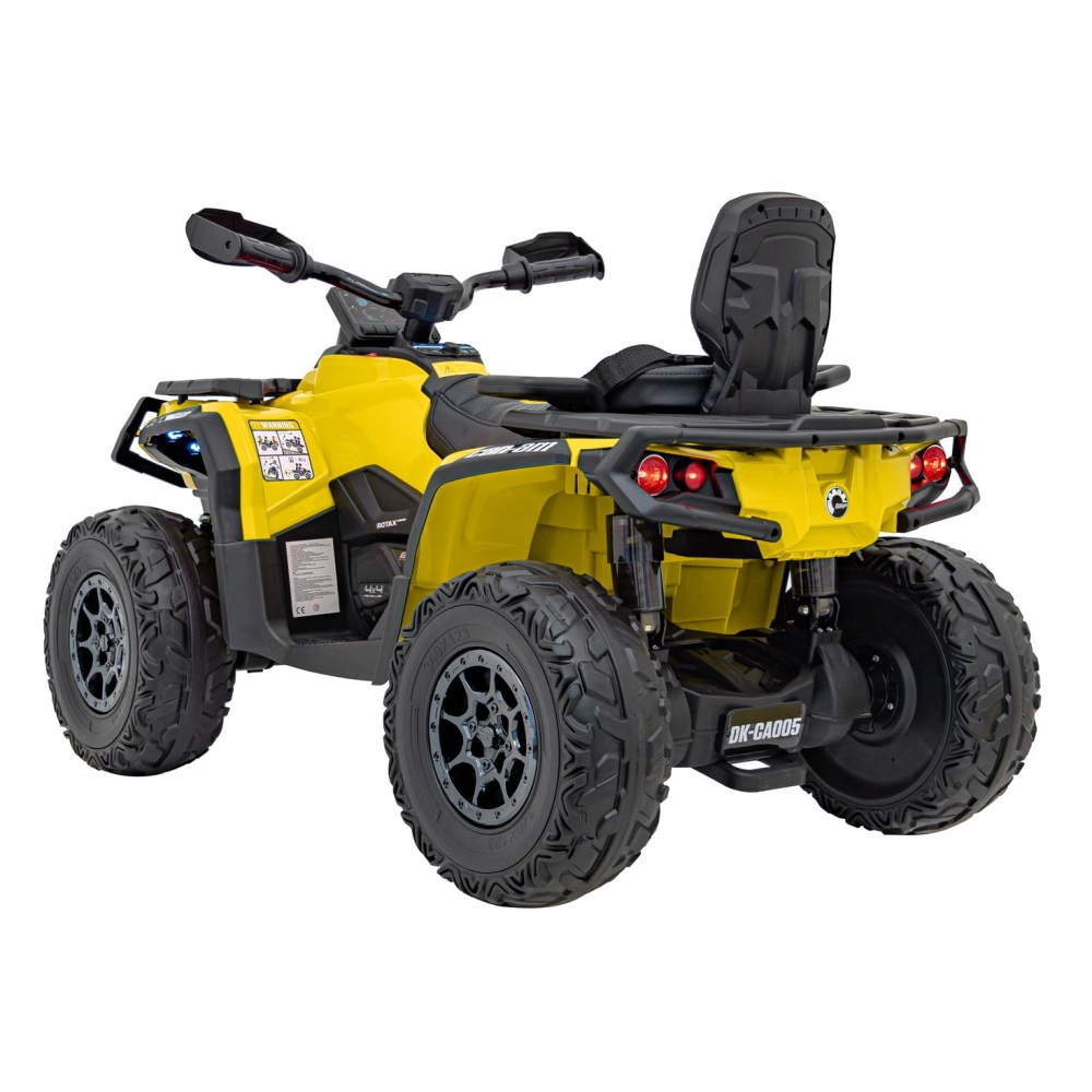 Elektrinis keturratis Can Am Outlander ATV nuotol., Yellow-Elektromobiliai vaikams, Keturračiai ir bagiai-e-vaikas