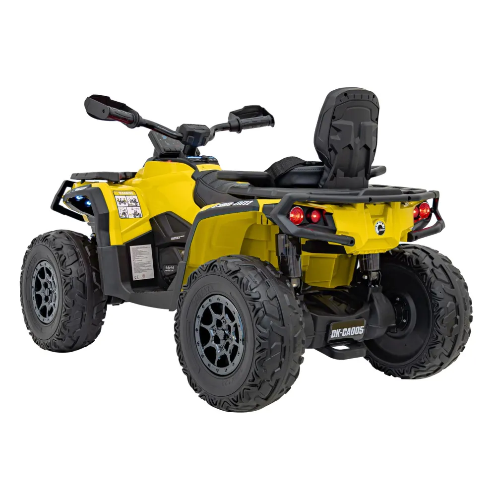 Elektrinis keturratis Can Am Outlander ATV nuotol., Yellow-Elektromobiliai vaikams, Keturračiai ir bagiai-e-vaikas