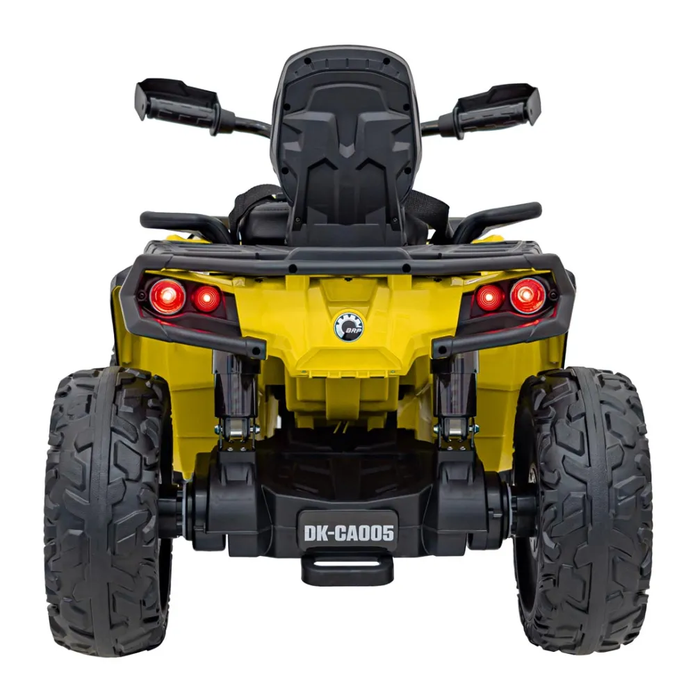 Elektrinis keturratis Can Am Outlander ATV nuotol., Yellow-Elektromobiliai vaikams, Keturračiai ir bagiai-e-vaikas