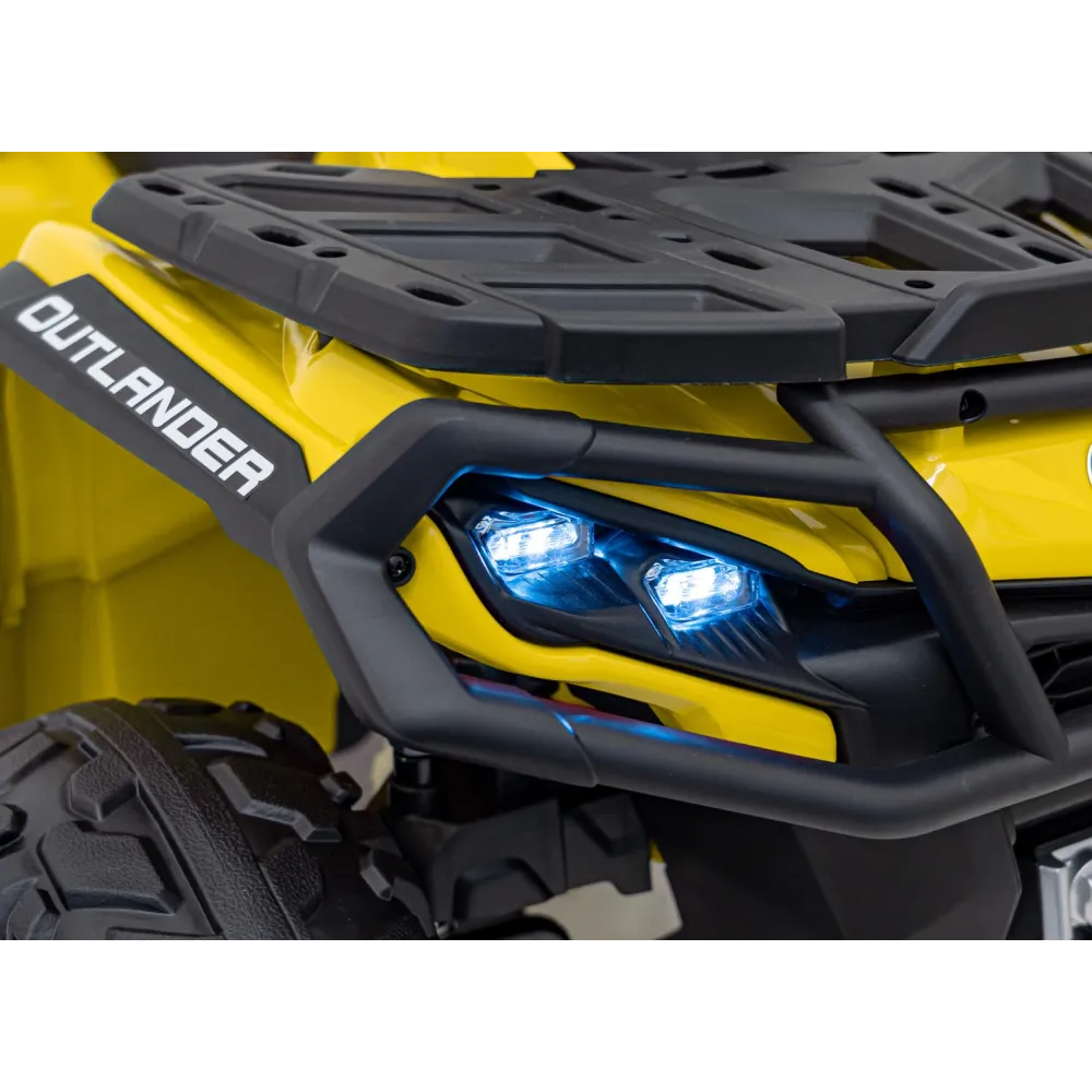 Quad Can Am Outlander ATV z Pilotem Żółty