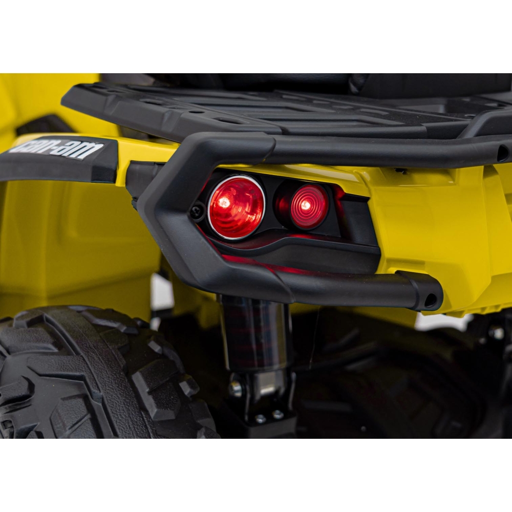 Elektrinis keturratis Can Am Outlander ATV nuotol., Yellow-Elektromobiliai vaikams, Keturračiai ir bagiai-e-vaikas