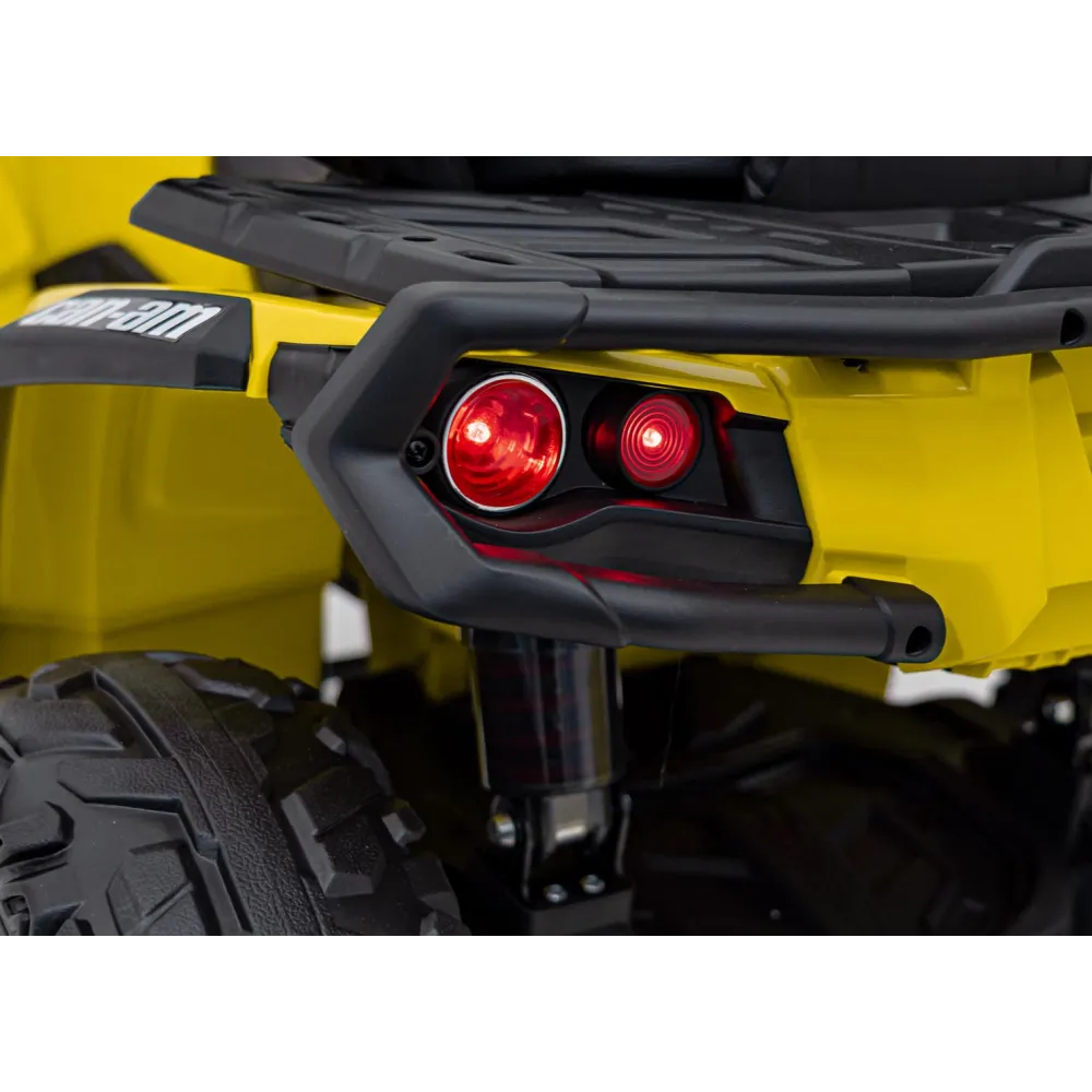 Elektrinis keturratis Can Am Outlander ATV nuotol., Yellow-Elektromobiliai vaikams, Keturračiai ir bagiai-e-vaikas