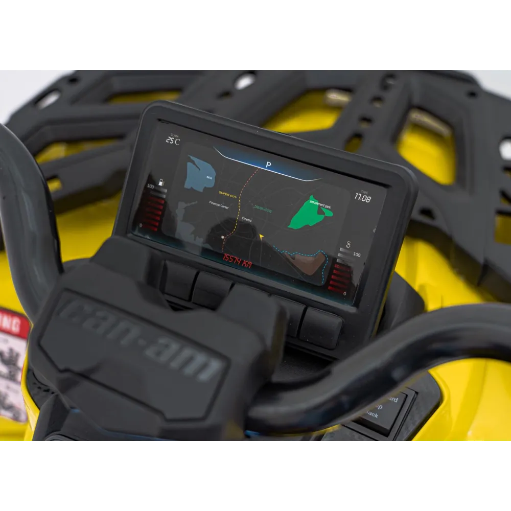 Quad Can Am Outlander ATV z Pilotem Żółty