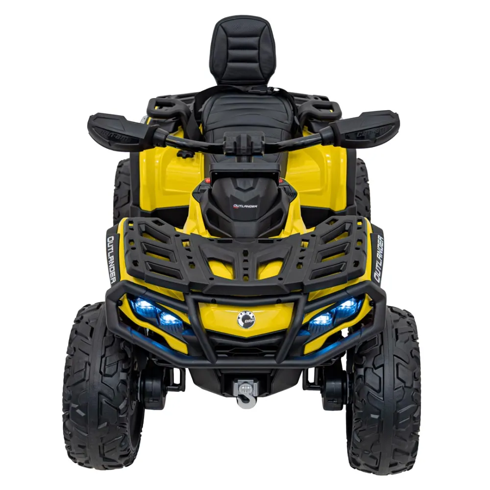 Elektrinis keturratis Can Am Outlander ATV nuotol., Yellow-Elektromobiliai vaikams, Keturračiai ir bagiai-e-vaikas