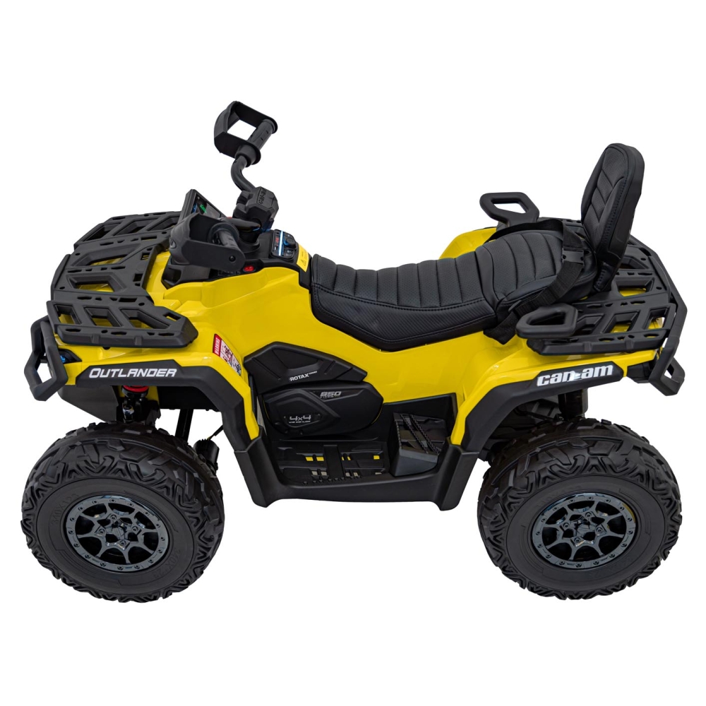 Elektrinis keturratis Can Am Outlander ATV nuotol., Yellow-Elektromobiliai vaikams, Keturračiai ir bagiai-e-vaikas