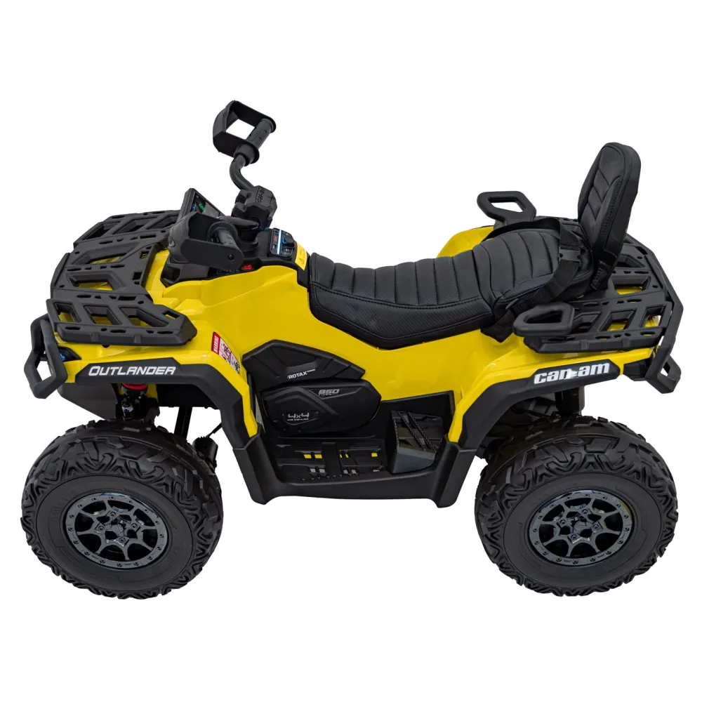 Quad Can Am Outlander ATV z Pilotem Żółty