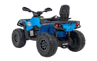 Quad Can Am Outlander ATV z Pilotem Niebieski