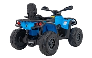 Quad Can Am Outlander ATV z Pilotem Niebieski