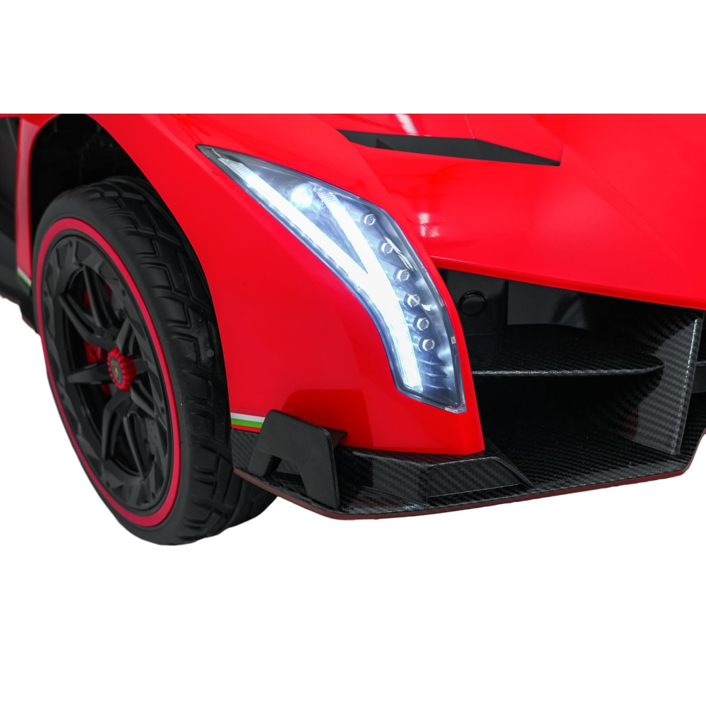 Elektromobilis Lamborghini Veneno, Red-Elektromobiliai vaikams, Mašinos-e-vaikas
