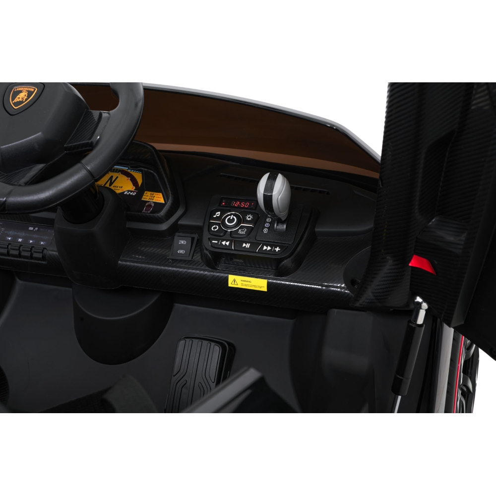 Elektromobilis Lamborghini Veneno, Black-Elektromobiliai vaikams, Mašinos-e-vaikas