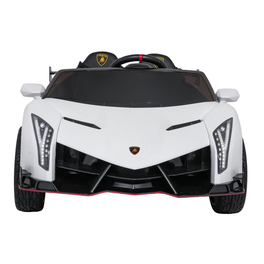 Elektromobilis Lamborghini Veneno, White-Elektromobiliai vaikams, Mašinos-e-vaikas