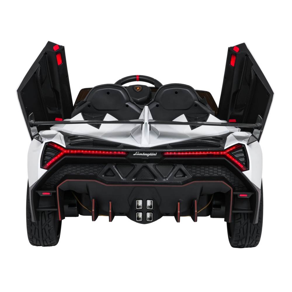 Elektromobilis Lamborghini Veneno, White-Elektromobiliai vaikams, Mašinos-e-vaikas
