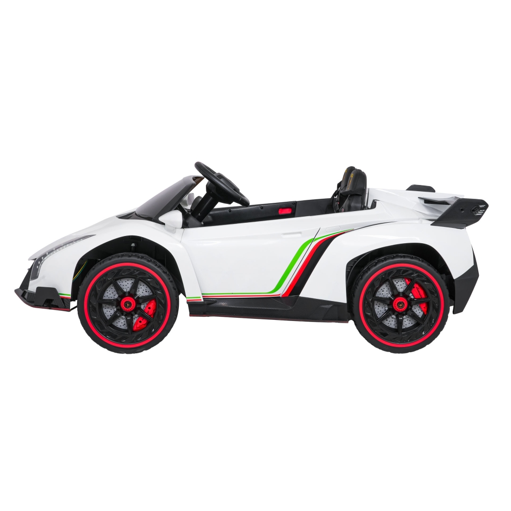 Elektromobilis Lamborghini Veneno, White-Elektromobiliai vaikams, Mašinos-e-vaikas