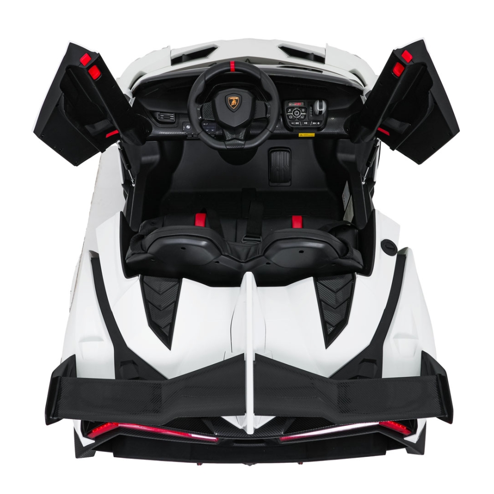 Elektromobilis Lamborghini Veneno, White-Elektromobiliai vaikams, Mašinos-e-vaikas