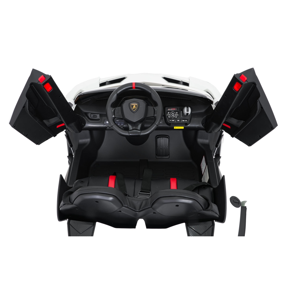Elektromobilis Lamborghini Veneno, White-Elektromobiliai vaikams, Mašinos-e-vaikas