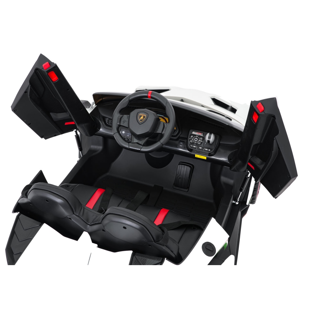 Elektromobilis Lamborghini Veneno, White-Elektromobiliai vaikams, Mašinos-e-vaikas