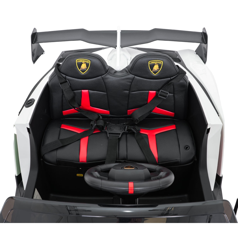 Elektromobilis Lamborghini Veneno, White-Elektromobiliai vaikams, Mašinos-e-vaikas