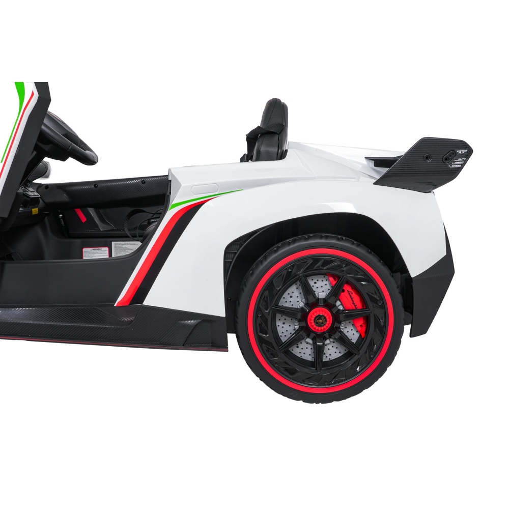 Elektromobilis Lamborghini Veneno, White-Elektromobiliai vaikams, Mašinos-e-vaikas