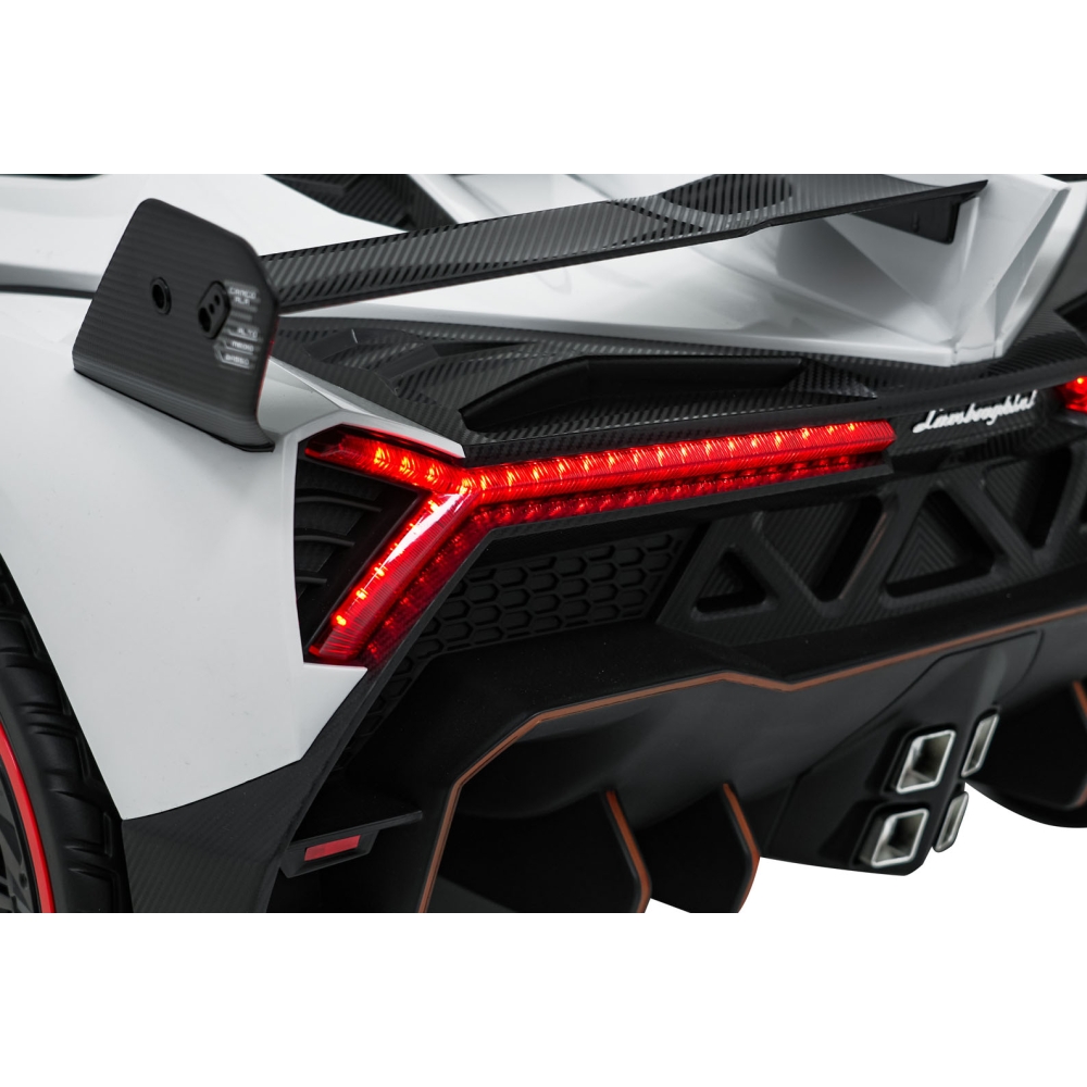 Elektromobilis Lamborghini Veneno, White-Elektromobiliai vaikams, Mašinos-e-vaikas