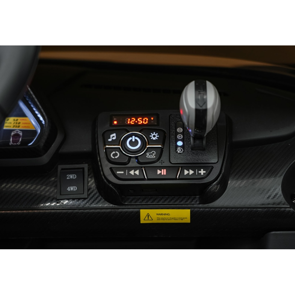 Elektromobilis Lamborghini Veneno, White-Elektromobiliai vaikams, Mašinos-e-vaikas