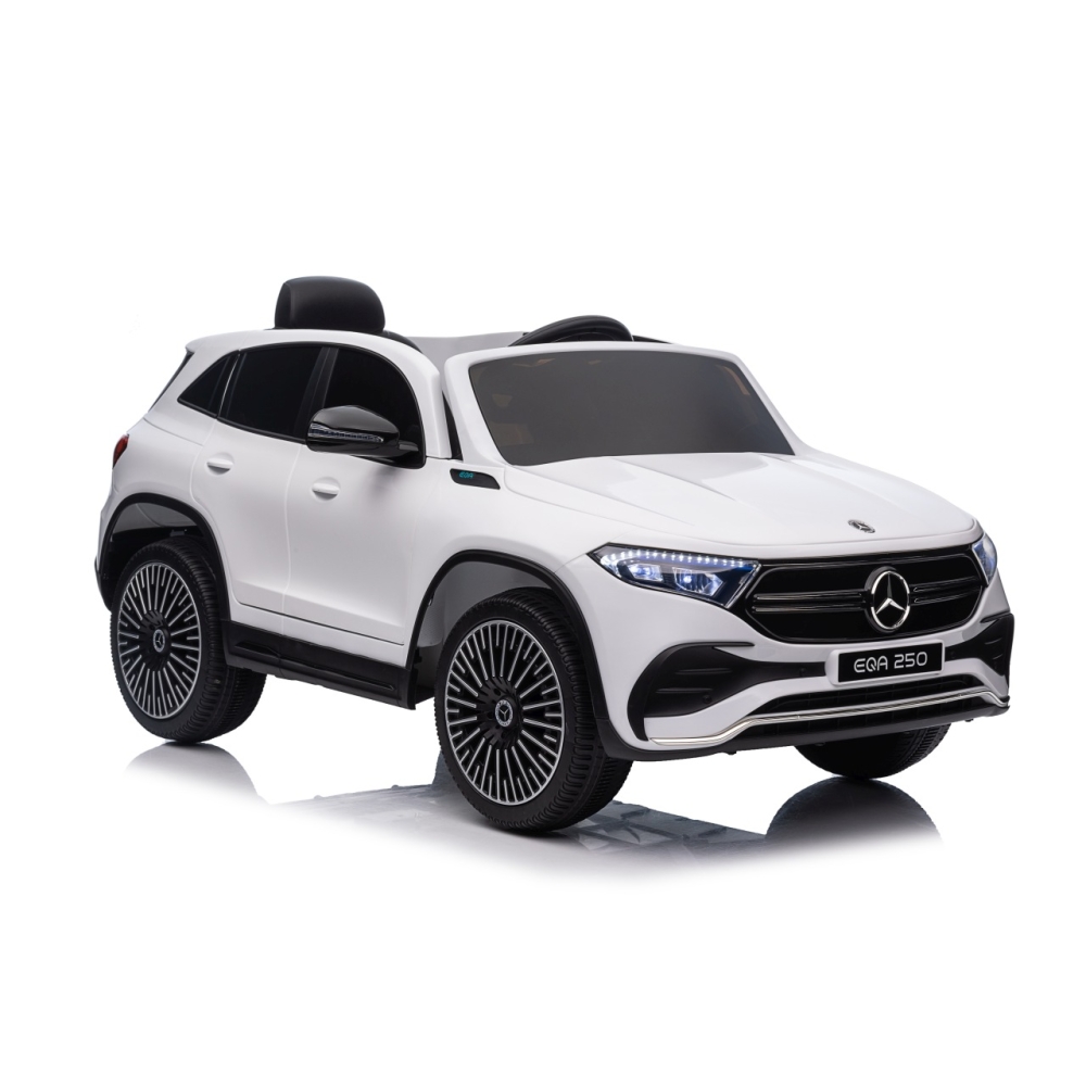Elektromobilis Mercedes Benz EQA 250, White-Elektromobiliai vaikams, Visureigiai-e-vaikas