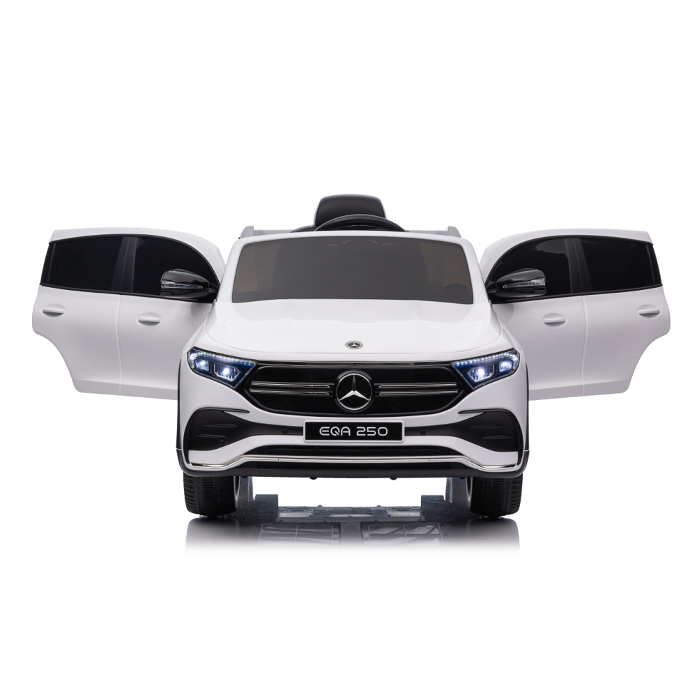 Elektromobilis Mercedes Benz EQA 250, White-Elektromobiliai vaikams, Visureigiai-e-vaikas