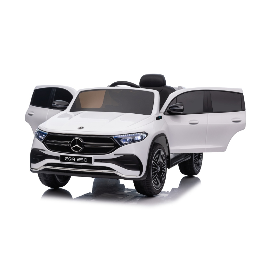 Elektromobilis Mercedes Benz EQA 250, White-Elektromobiliai vaikams, Visureigiai-e-vaikas