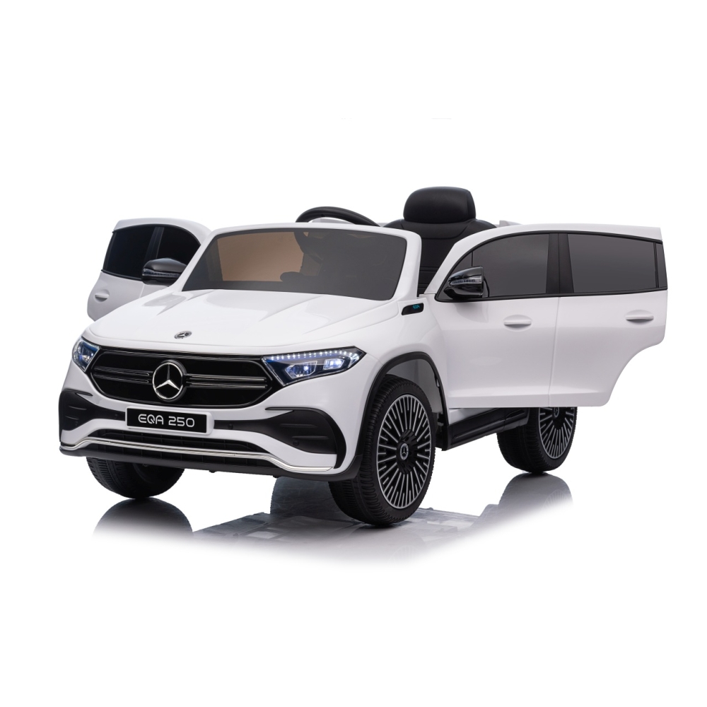 Elektromobilis Mercedes Benz EQA 250, White-Elektromobiliai vaikams, Visureigiai-e-vaikas