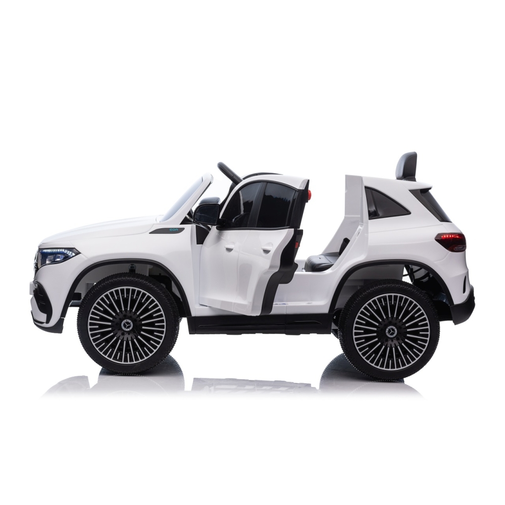 Elektromobilis Mercedes Benz EQA 250, White-Elektromobiliai vaikams, Visureigiai-e-vaikas