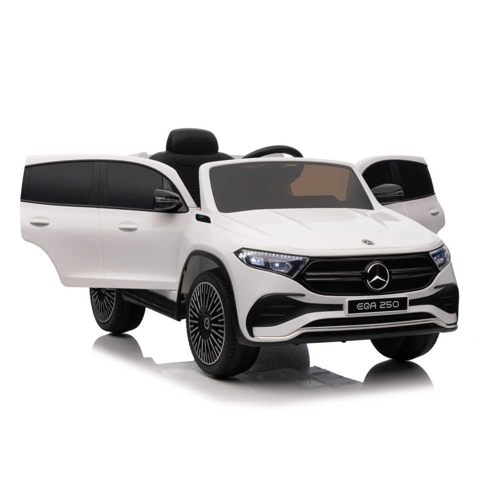 Elektromobilis Mercedes Benz EQA 250, White-Elektromobiliai vaikams, Visureigiai-e-vaikas