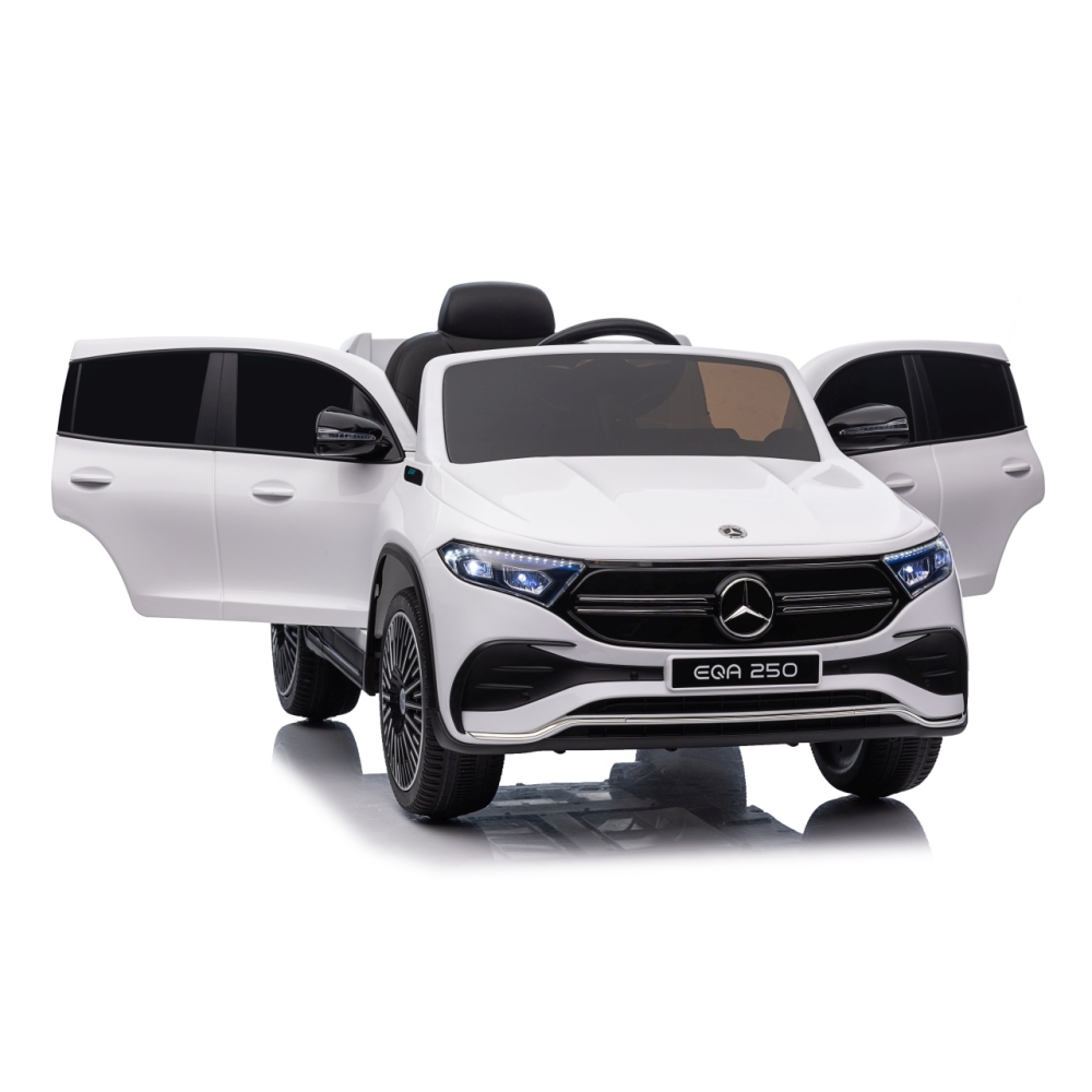 Elektromobilis Mercedes Benz EQA 250, White-Elektromobiliai vaikams, Visureigiai-e-vaikas