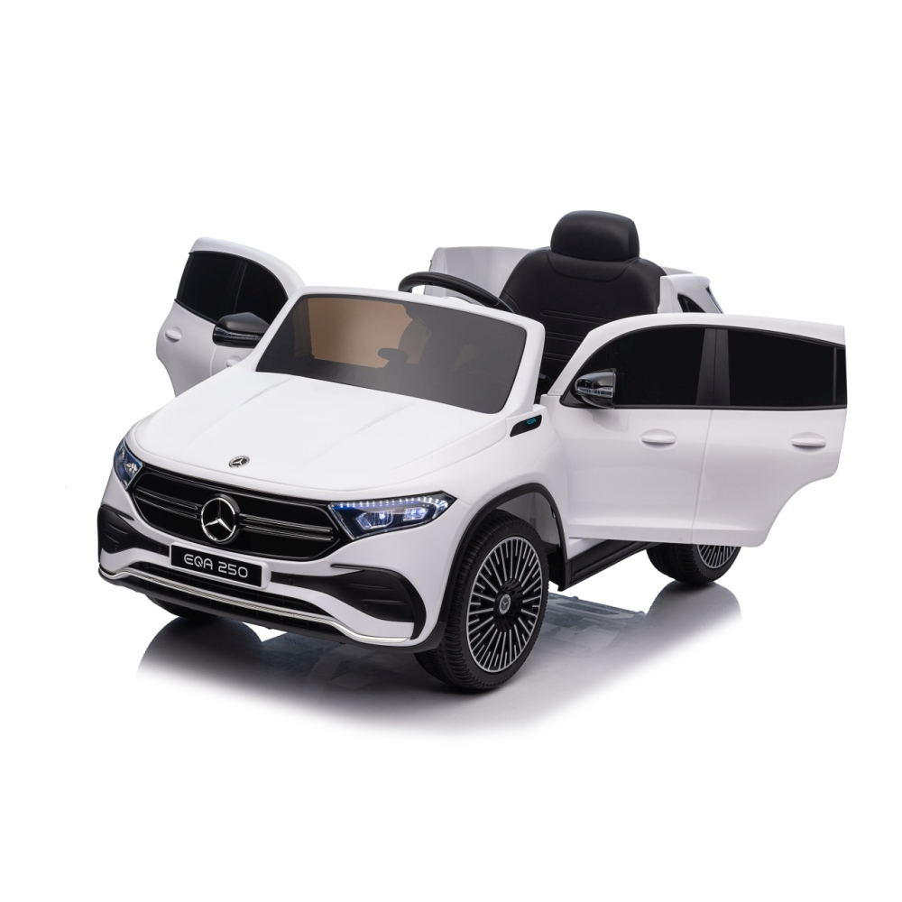 Elektromobilis Mercedes Benz EQA 250, White-Elektromobiliai vaikams, Visureigiai-e-vaikas