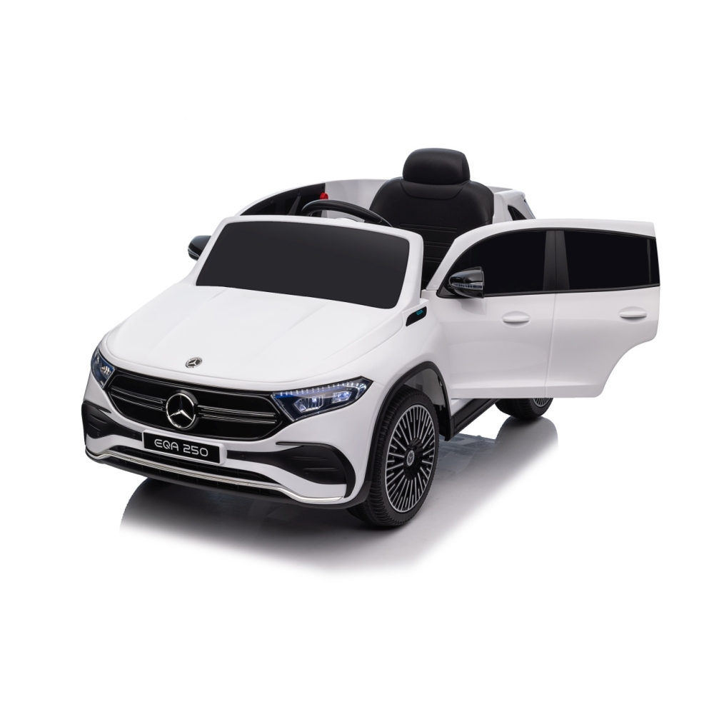 Elektromobilis Mercedes Benz EQA 250, White-Elektromobiliai vaikams, Visureigiai-e-vaikas